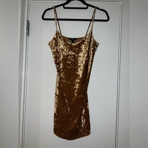 Forever 21 Crushed Velvet Club Dress